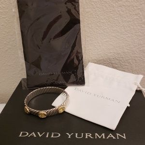 David Yurman 10mm Lemon Citrine Bangle Bracelet.